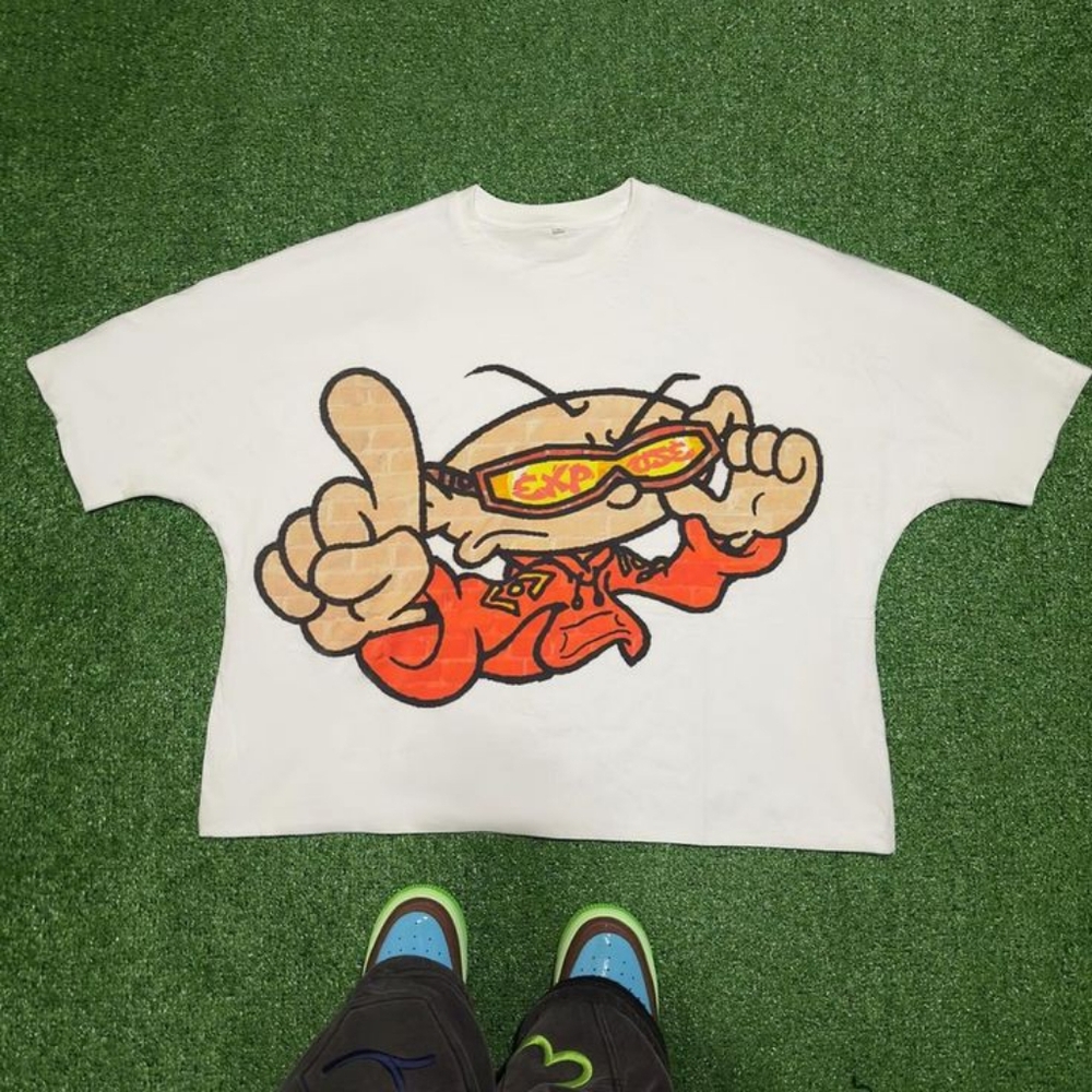 Oversized cropped tee